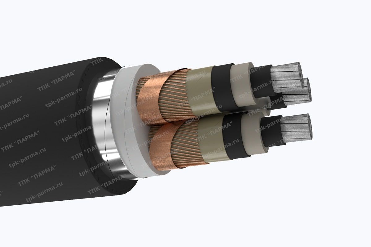 Кабель АПвБВнг(B)-LS 3х300/120 - 10кВ